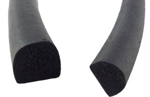 D-Shaped Foam Rubber Seals 