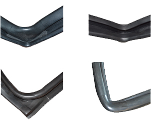 Extruded Rubber Gaskets with Molded or Injection Molded Corners