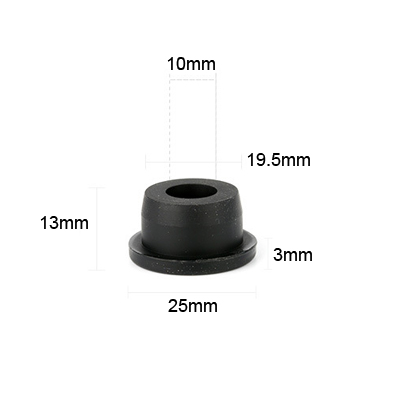 19.5 black molded silicone rubber products parts plugs