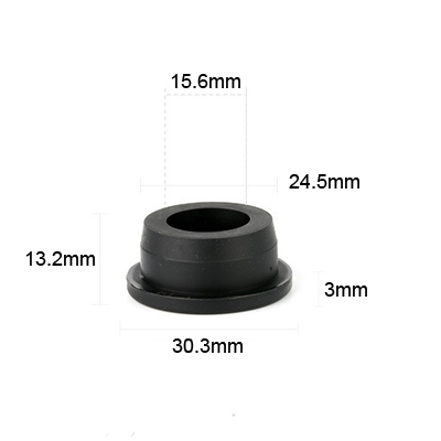 24.5 black molded silicone rubber products parts plugs