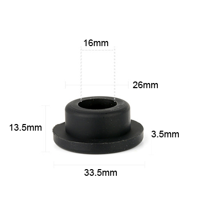 26 black molded silicone rubber products parts plugs