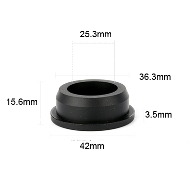 36.3 black molded silicone rubber products parts plugs