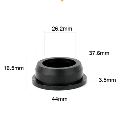 37.6 black molded silicone rubber products parts plugs