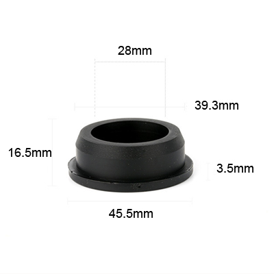 39.3 black molded silicone rubber products parts plugs