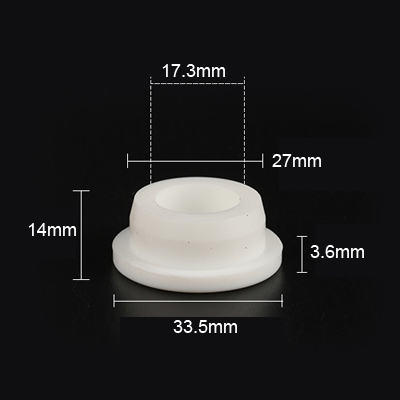 T27 molded silicone rubber parts plugs