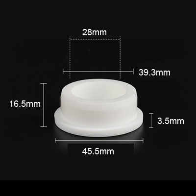 T39.3 molded silicone rubber parts plugs caps covers