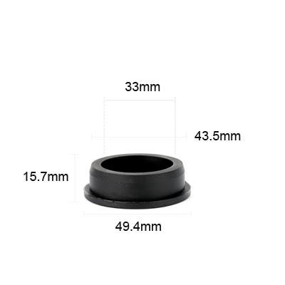 T43.5-B molded silicone rubber parts plugs grommets