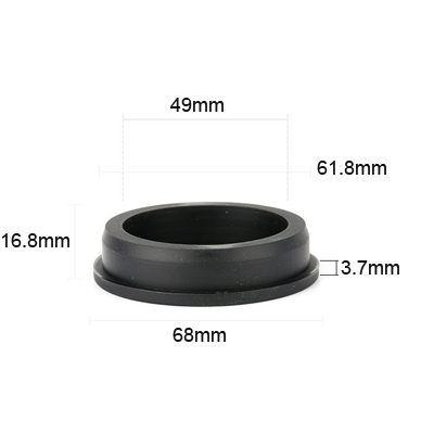 T61.8-B molded silicone rubber parts plugs grommets