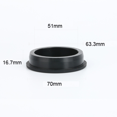 T63.3-B molded silicone rubber parts plugs grommets