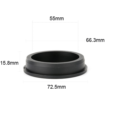 T66.3-B molded silicone rubber parts plugs grommets