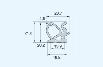 Door Weatherstrips EPDM Sponge Rubber Door Seals