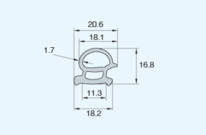 Door Weatherstrips EPDM Sponge Rubber Door Seals