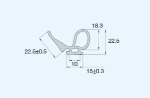 Door Weatherstrips EPDM Sponge Rubber Door Seals