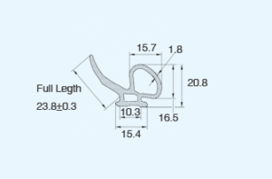 Door Weatherstrips EPDM Sponge Rubber Door Seals