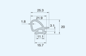 Door Weatherstrips EPDM Sponge Rubber Door Seals