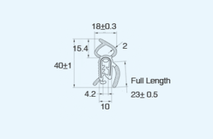 Luggage Weatherstrips Liftgate and deck lid seals