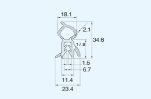 Luggage Weatherstrips Liftgate and deck lid seals