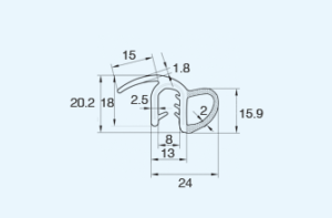 Opening Trim Weatherstrips Automotive Door Seals