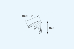 Windshield Weatherstrips Self-locking Gaskets EPDM