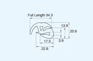 Windshield Weatherstrips Self-locking Gaskets EPDM