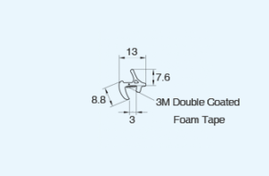 Windshield Weatherstrips Self-locking Gaskets EPDM