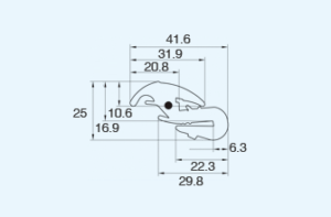 Windshield Weatherstrips Self-locking Gaskets EPDM