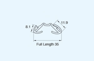 automotive flocked or coated glass run channels