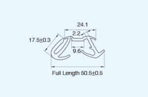 automotive flocked or coated glass run channels