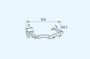 automotive flocked or coated glass run channels