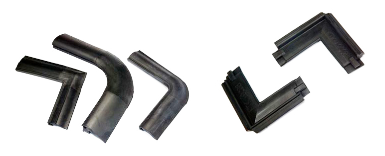 Rubber Extrusions Molded Corner Spliced Corner