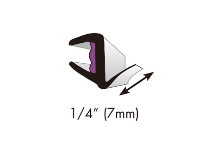 Universal Reverse Cavity Mouldings -100B vinly