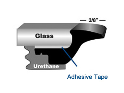 auto glass Universal Underside Mouldings-206