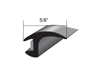 auto glass universal mouldings EPDM 105B