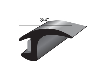 auto glass universal mouldings EPDM 107B