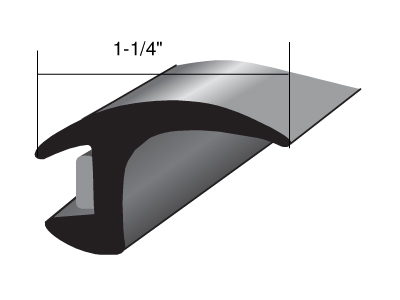 1-1/4" Channel Molding with Butyl