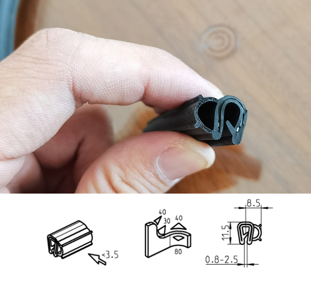 1011-09 Sealing profile self-clamping China