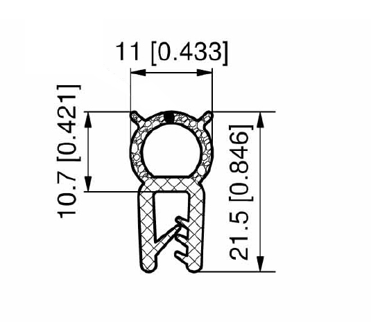 1011-05 Sponge Rubber Gasket EPDM China