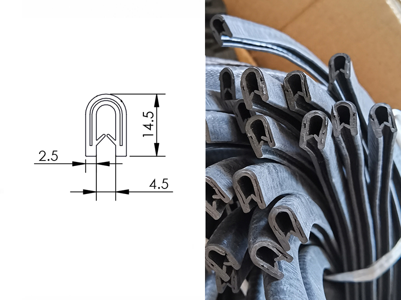 EPDM Edge Protection Profiles with Steel Carrier