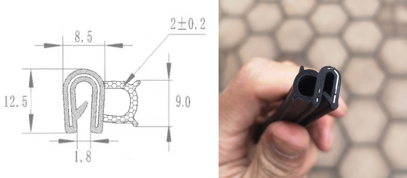 Clip On Edge Trim With EPDM Side Bulb China Manufacturers (1)