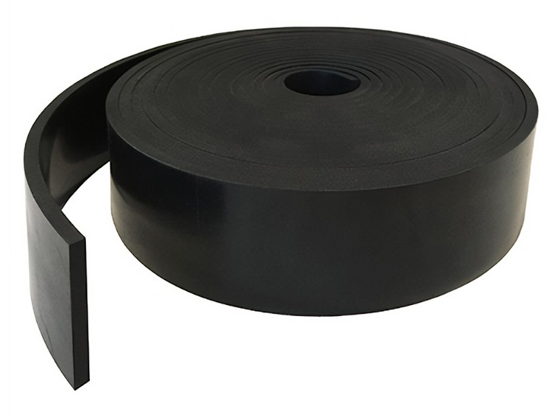 UL 94 V-0 Flame-Resistant EPDM Rubber Strips Plain Backing