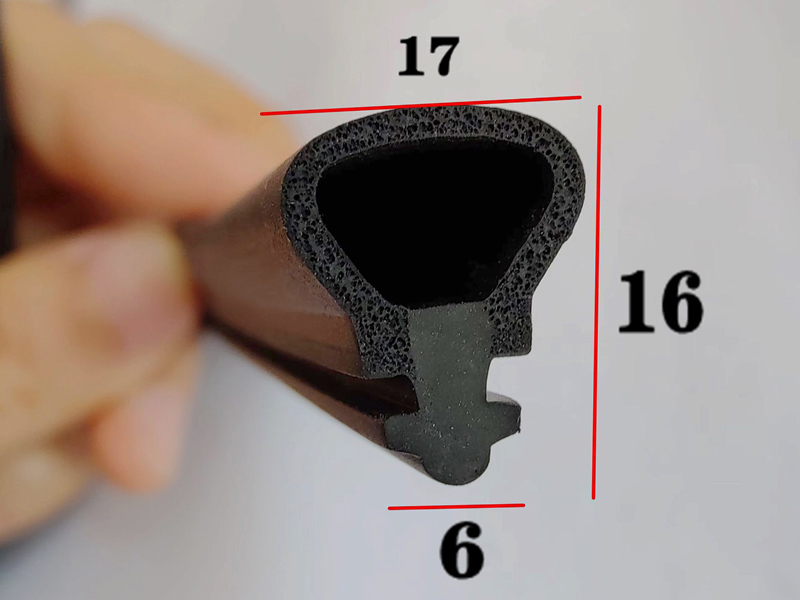 Co-extruded EPDM Profiles Seals Gaskets China