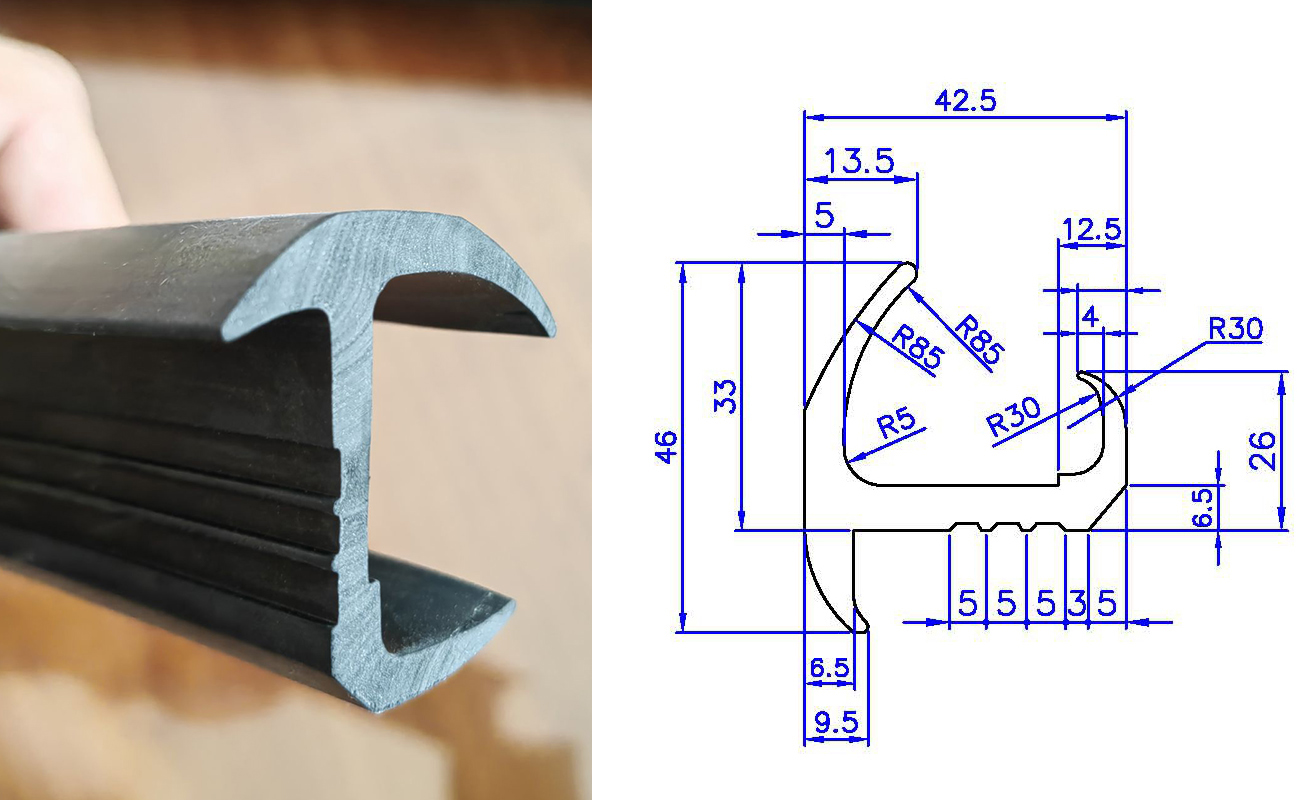 ISO Standard Container Door Gasket Seals China