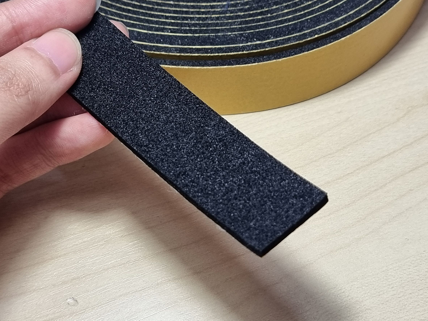 Black Single-Sided Foam Tape, EPDM Foam Seals China