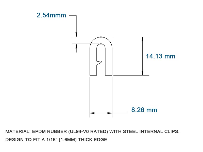 Edge-Seal Trim Air Duct Fender China