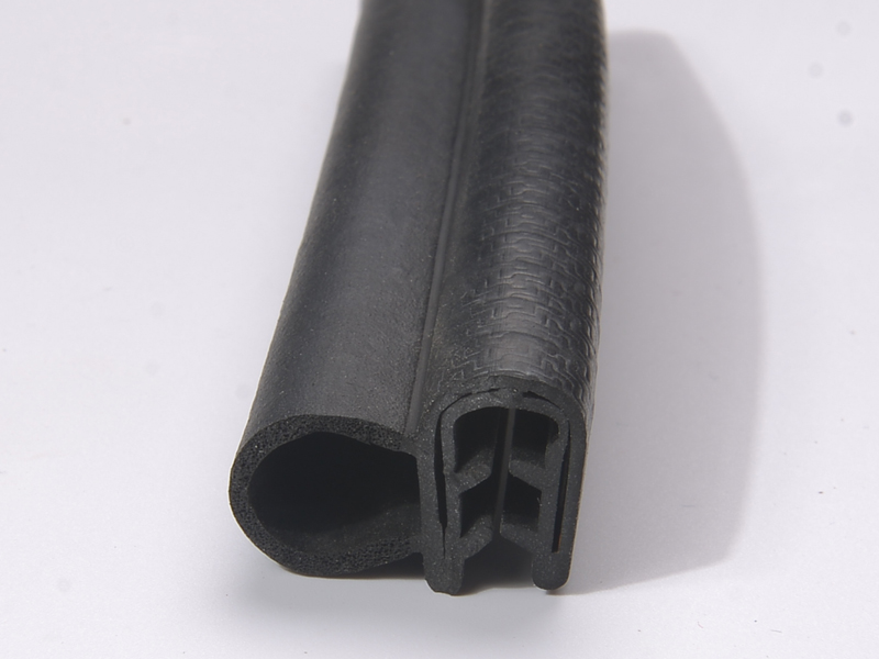 extruded rubber bulb trim seals for RV compartment doors