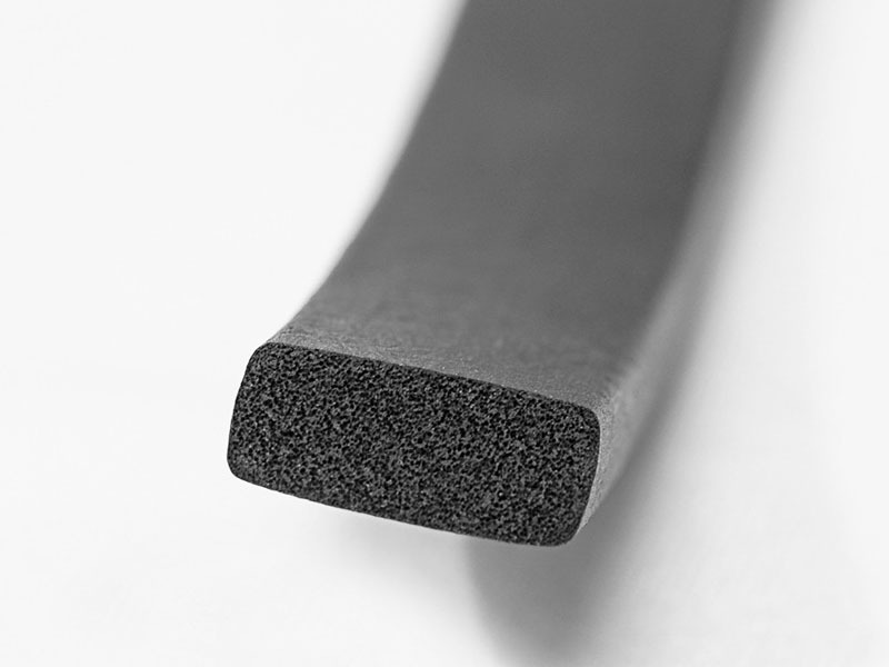 Rectangular Sponge Rubber Door Weatherstrip