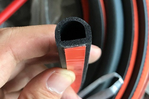 D-Shaped Rubber Seals with Adhesive Backings (1)